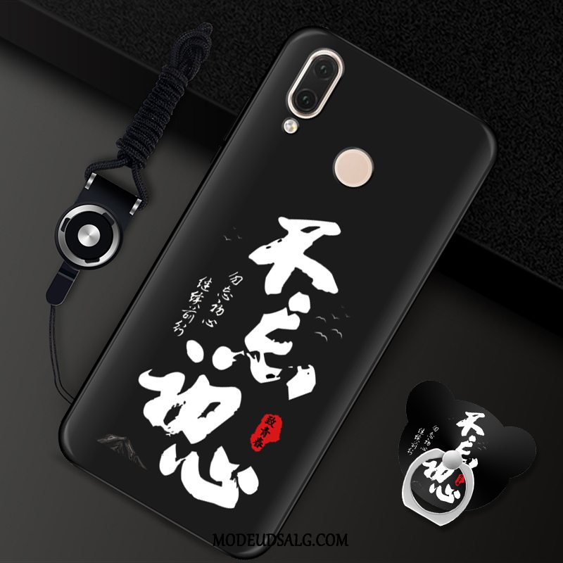 Huawei P20 Lite Etui Blød Cover Af Personlighed Ring Rød