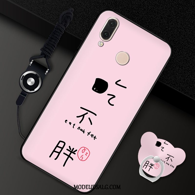 Huawei P20 Lite Etui Blød Cover Af Personlighed Ring Rød