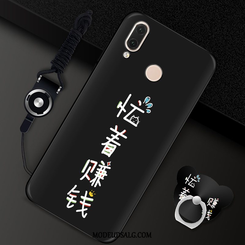 Huawei P20 Lite Etui Blød Cover Af Personlighed Ring Rød