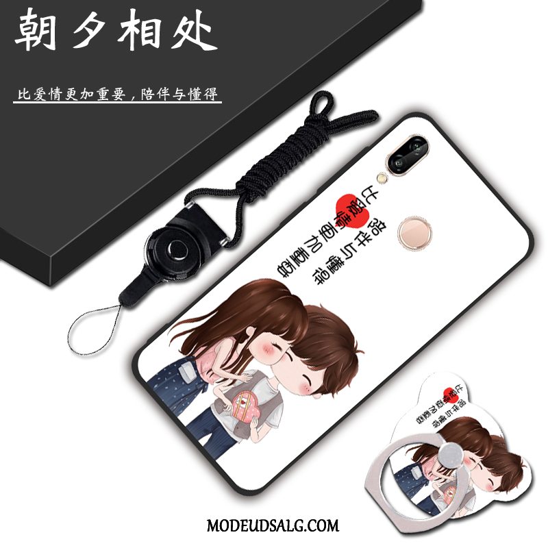 Huawei P20 Lite Etui Cover Alt Inklusive Anti-fald Cartoon Nubuck