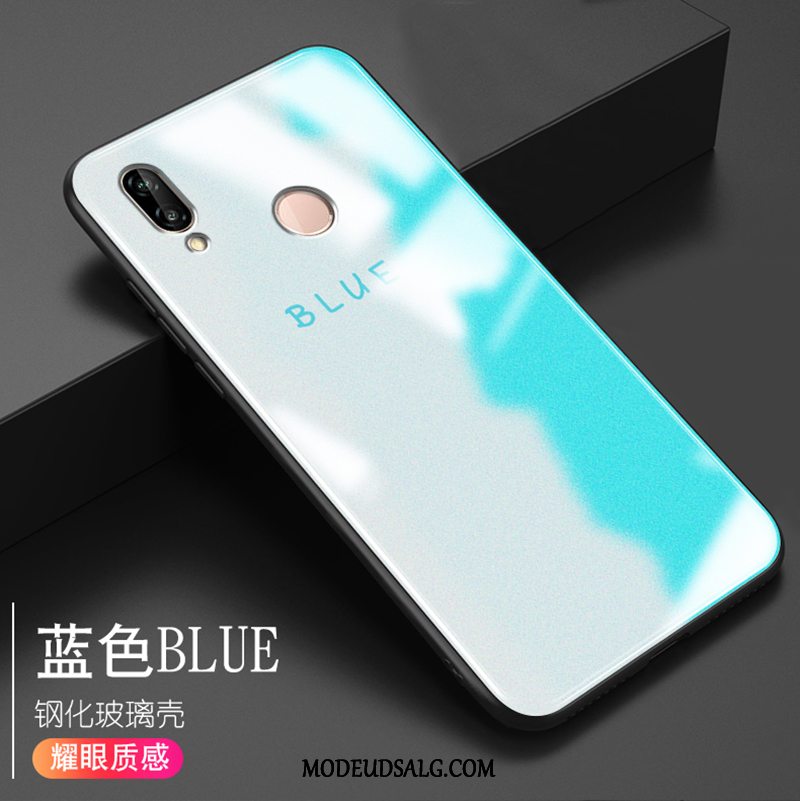 Huawei P20 Lite Etui / Cover Anti-fald Hvid Membrane Beskyttelse