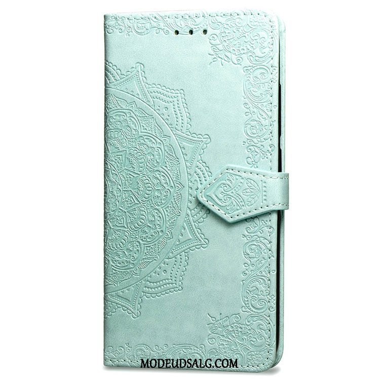 Huawei P20 Lite Etui / Cover Blå Folio Anti-fald Beskyttelse Alt Inklusive