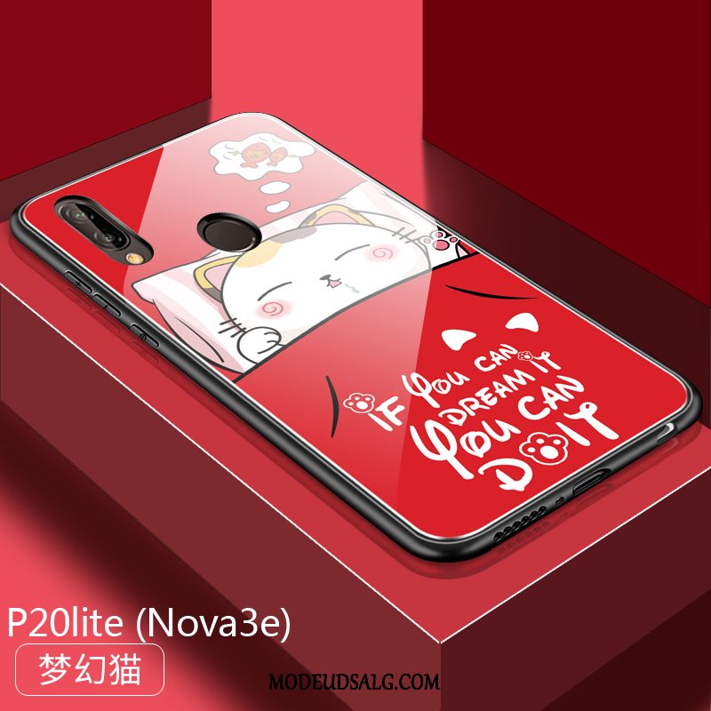 Huawei P20 Lite Etui / Cover Trend Ungdom Smuk Net Red