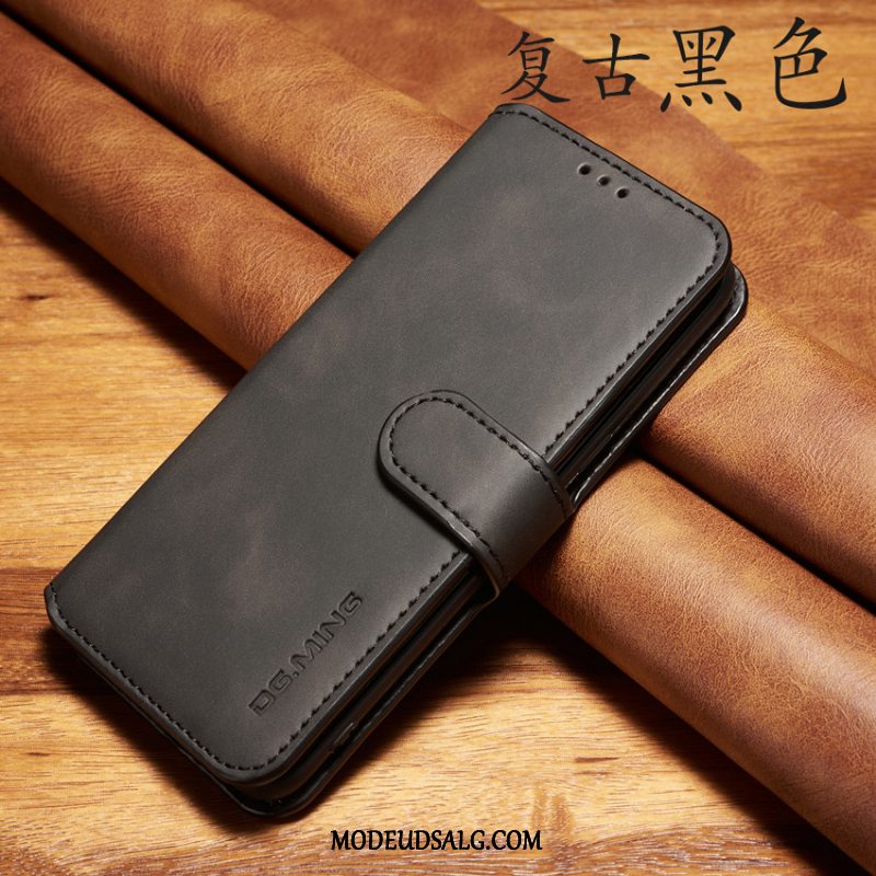 Huawei P20 Lite Etui Folio Alt Inklusive Blød Cover Sort