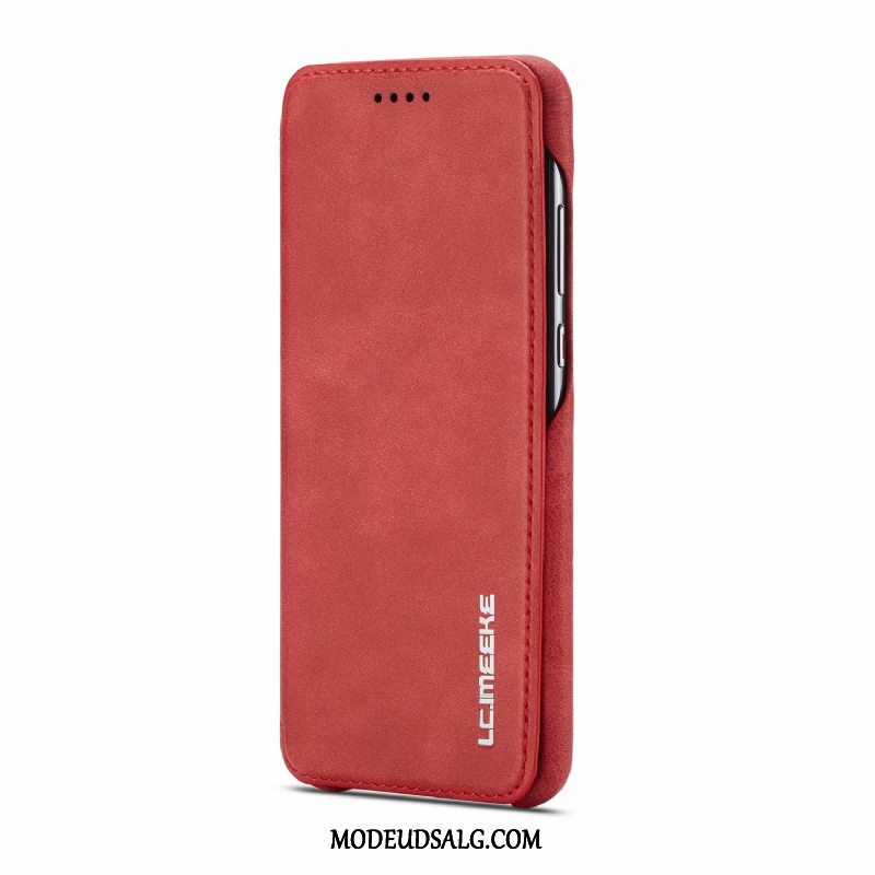 Huawei P20 Lite Etui Mørkeblå Mønster Folio Cover Beskyttelse