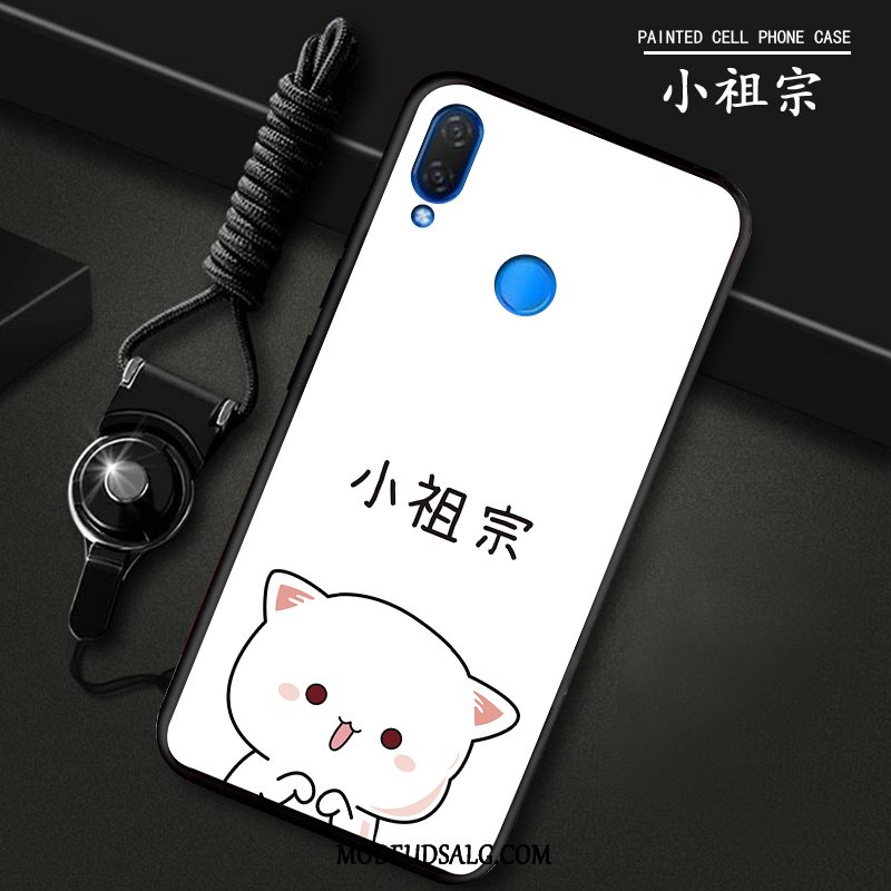 Huawei P20 Lite Etui Rød Hærdning Membrane Beskyttelse Cover