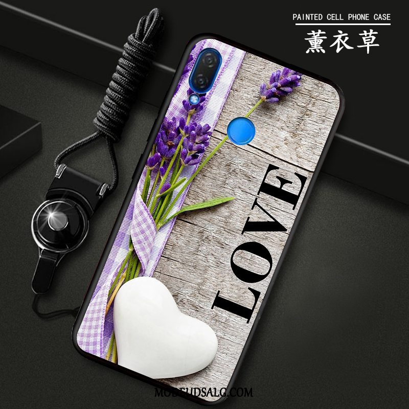 Huawei P20 Lite Etui Rød Hærdning Membrane Beskyttelse Cover