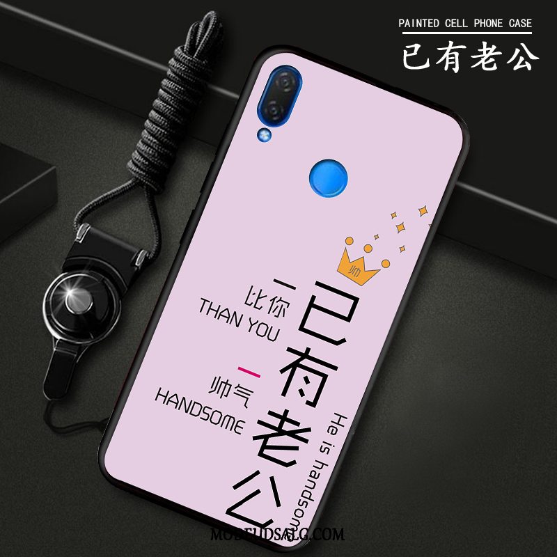 Huawei P20 Lite Etui Rød Hærdning Membrane Beskyttelse Cover