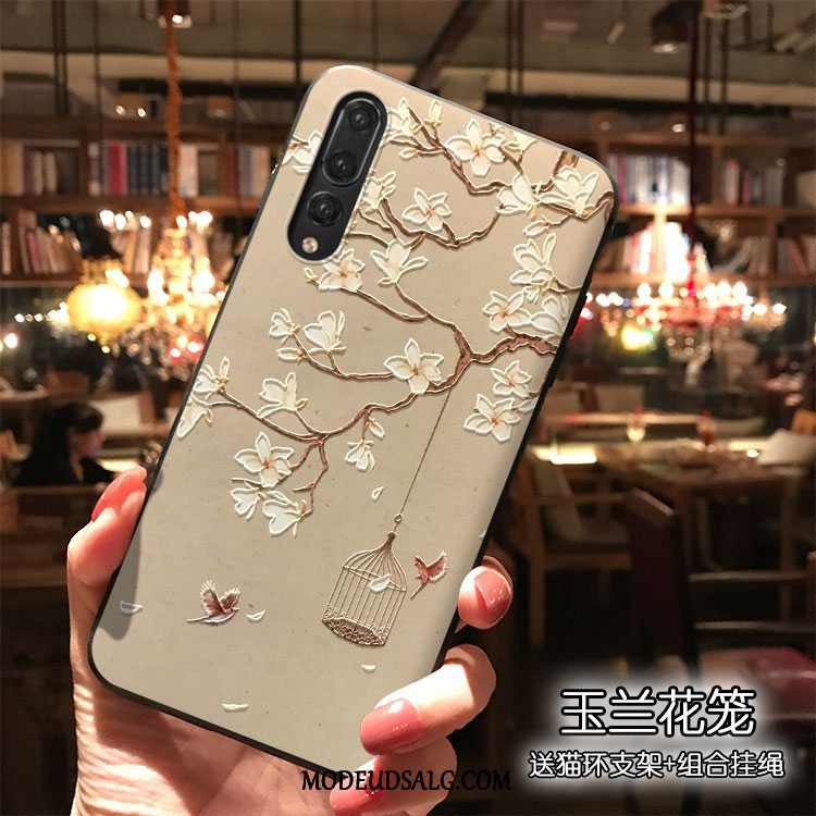 Huawei P20 Pro Etui Af Personlighed Cover Silikone Cartoon Support