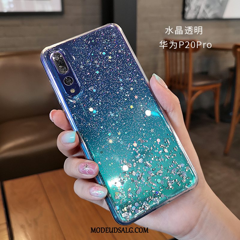 Huawei P20 Pro Etui Blå Mesh Luksus Pulver Anti-fald