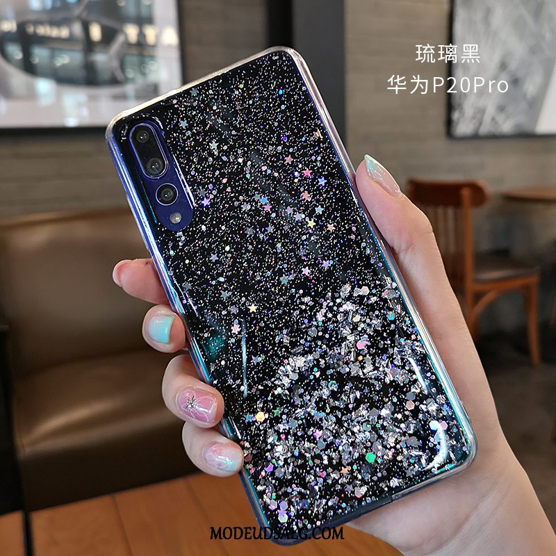 Huawei P20 Pro Etui Blå Mesh Luksus Pulver Anti-fald