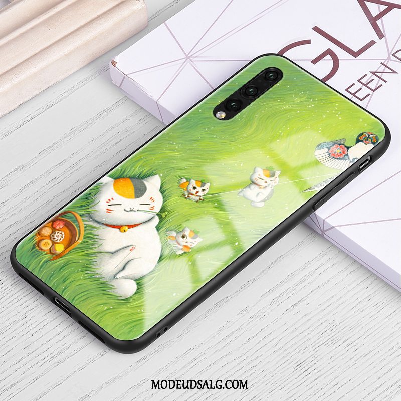 Huawei P20 Pro Etui Cartoon Hærdet Glas Kreativ Cover Silikone