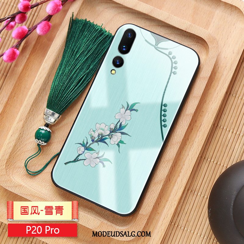 Huawei P20 Pro Etui / Cover Grøn Kreativ Kinesisk Stil Vind Beskyttelse