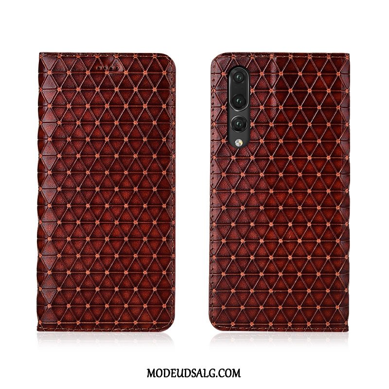 Huawei P20 Pro Etui / Cover Rød Anti-fald Ternede Alt Inklusive Blød