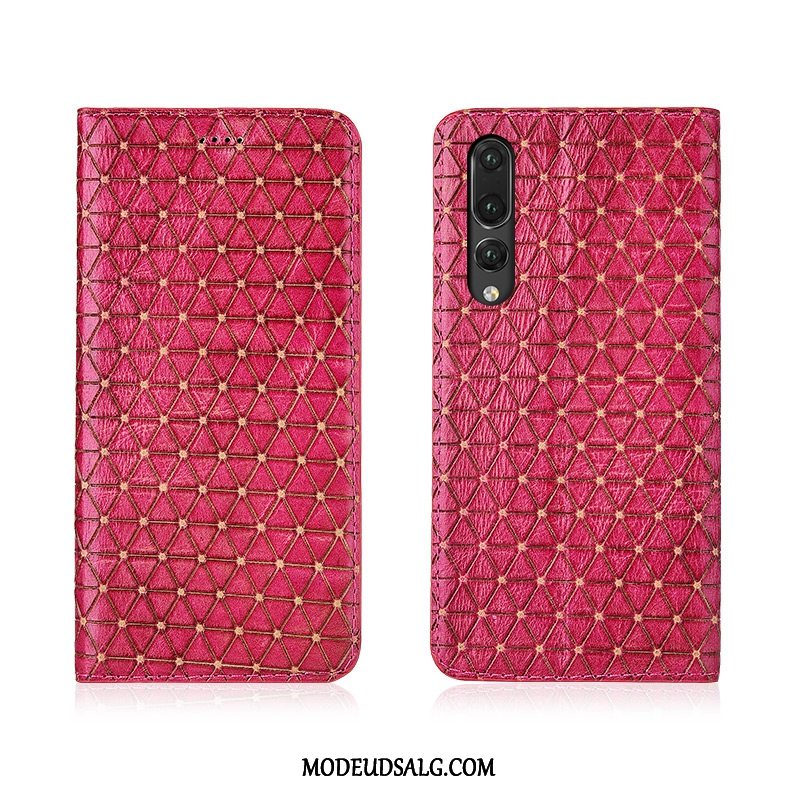 Huawei P20 Pro Etui / Cover Rød Anti-fald Ternede Alt Inklusive Blød