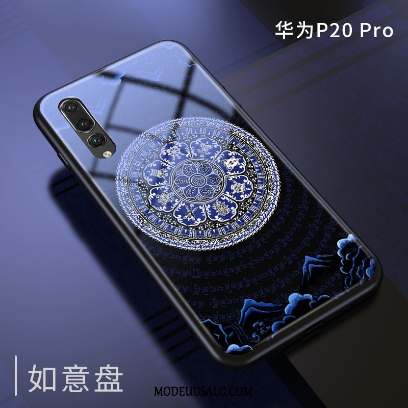 Huawei P20 Pro Etui Kinesisk Stil Ny Anti-fald Trendy Silikone