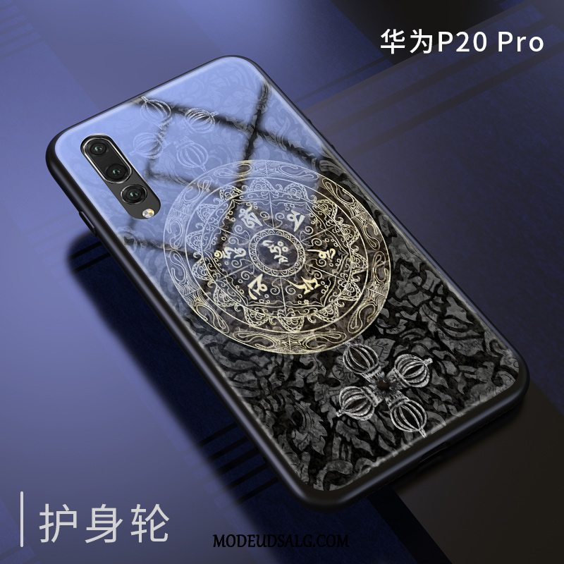 Huawei P20 Pro Etui Kinesisk Stil Ny Anti-fald Trendy Silikone