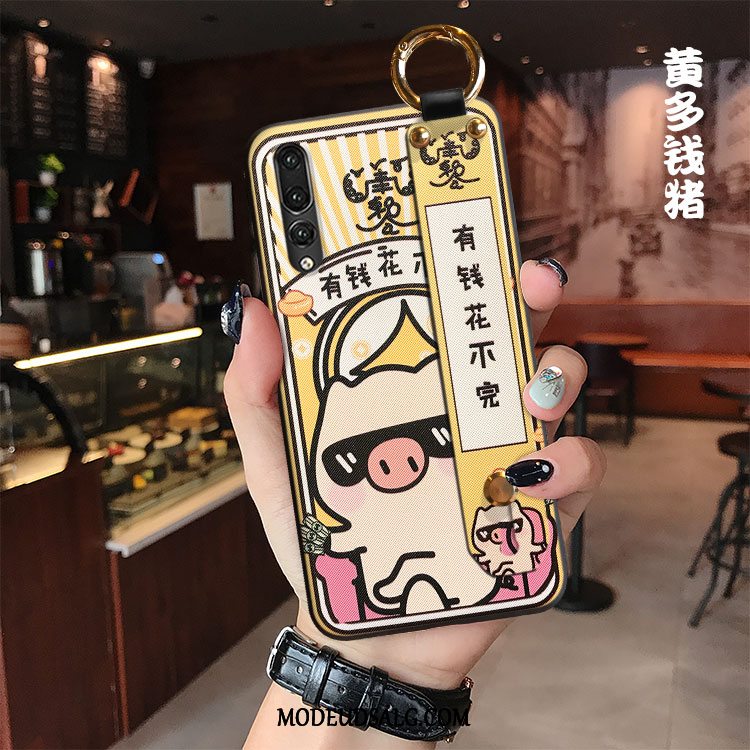 Huawei P20 Pro Etui Kreativ Cartoon Net Red Gul Smuk