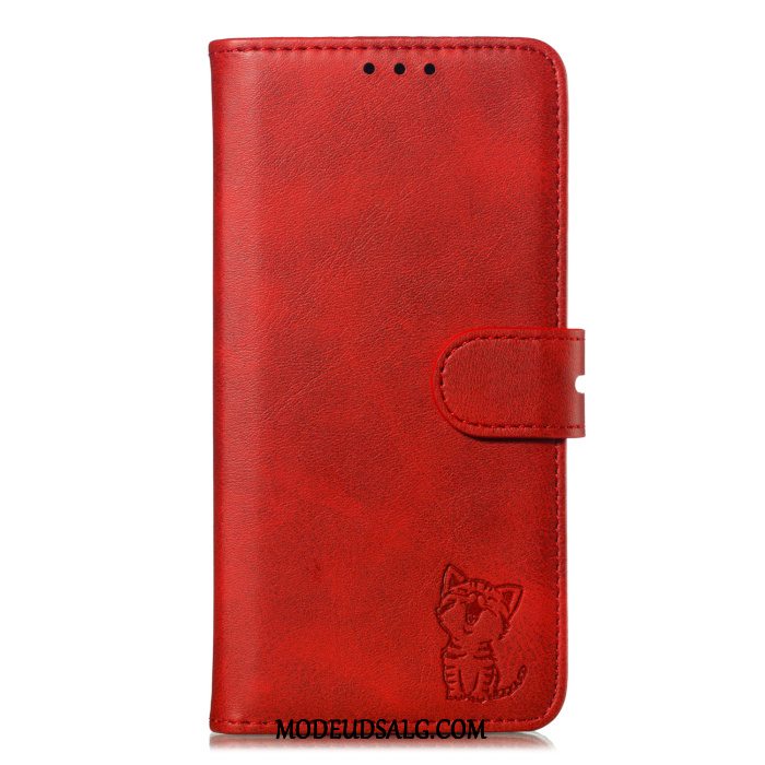 Huawei P30 Etui Alt Inklusive Kort Cartoon Cover Beskyttelse