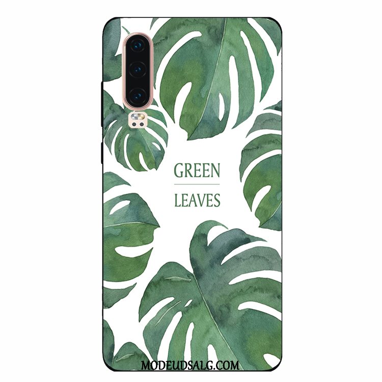 Huawei P30 Etui Beskyttelse Simple Af Personlighed Cover Plante