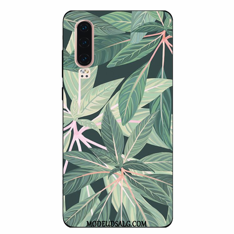 Huawei P30 Etui Beskyttelse Simple Af Personlighed Cover Plante