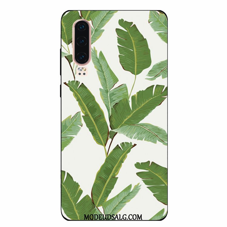 Huawei P30 Etui Beskyttelse Simple Af Personlighed Cover Plante