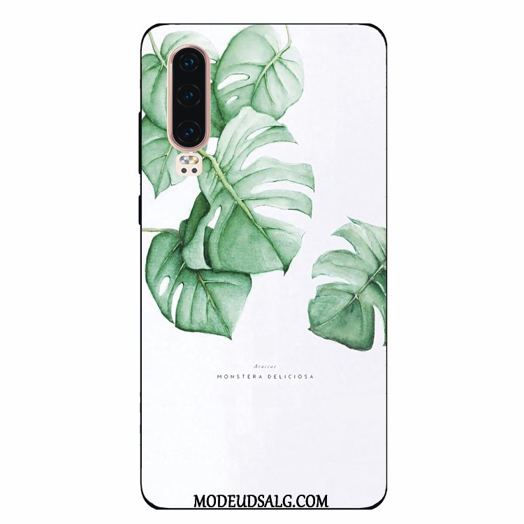 Huawei P30 Etui Beskyttelse Simple Af Personlighed Cover Plante