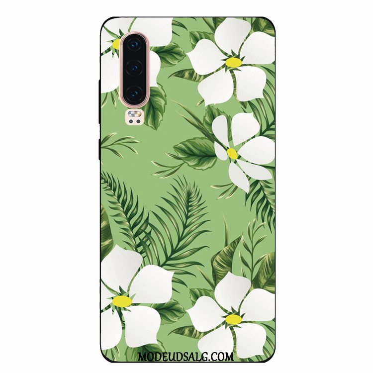 Huawei P30 Etui Beskyttelse Simple Af Personlighed Cover Plante