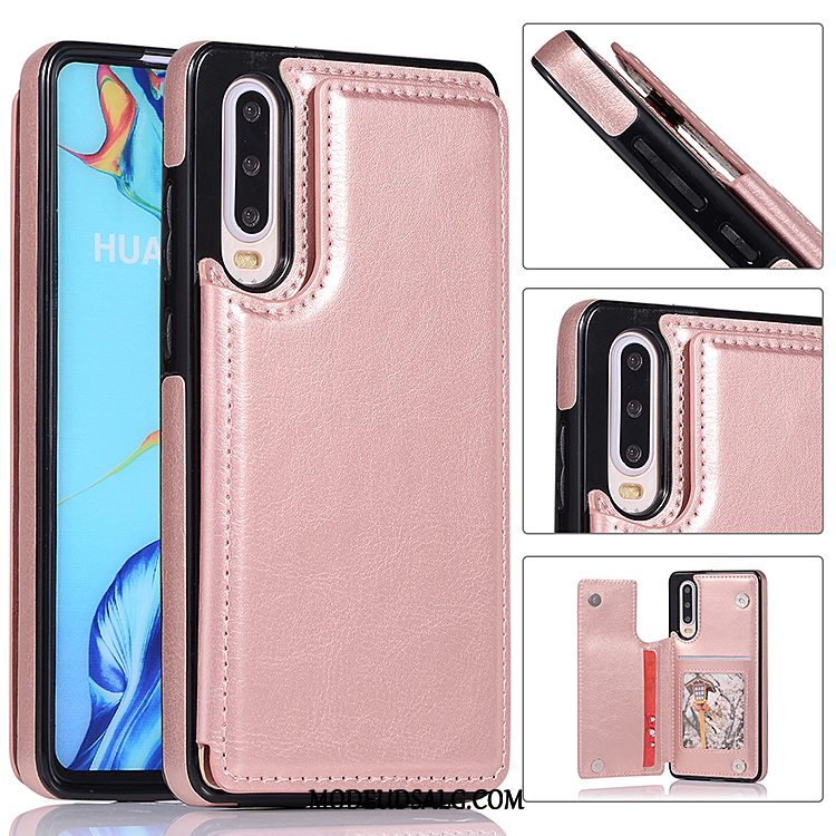 Huawei P30 Etui Blå Beskyttelse Alt Inklusive Lædertaske Cover