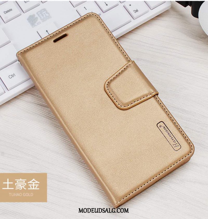 Huawei P30 Etui / Cover Alt Inklusive Anti-fald Folio Beskyttelse Sort