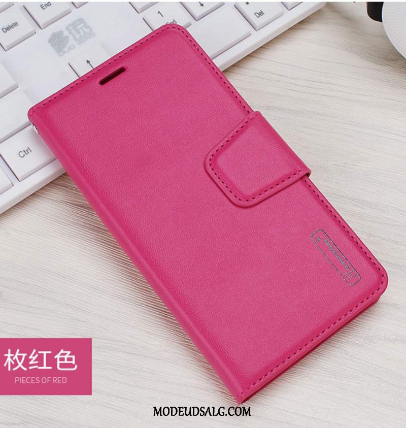 Huawei P30 Etui / Cover Alt Inklusive Anti-fald Folio Beskyttelse Sort