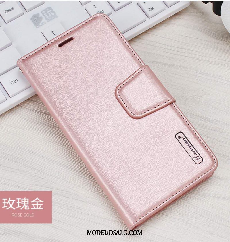 Huawei P30 Etui / Cover Alt Inklusive Anti-fald Folio Beskyttelse Sort