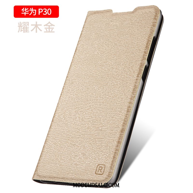 Huawei P30 Etui / Cover Clamshell Alt Inklusive Anti-fald Blå