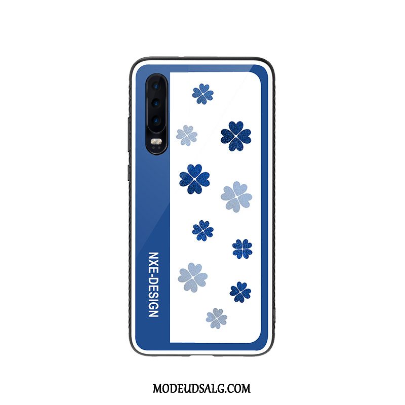 Huawei P30 Etui / Cover Tynd Glas Blå Smuk Kreativ