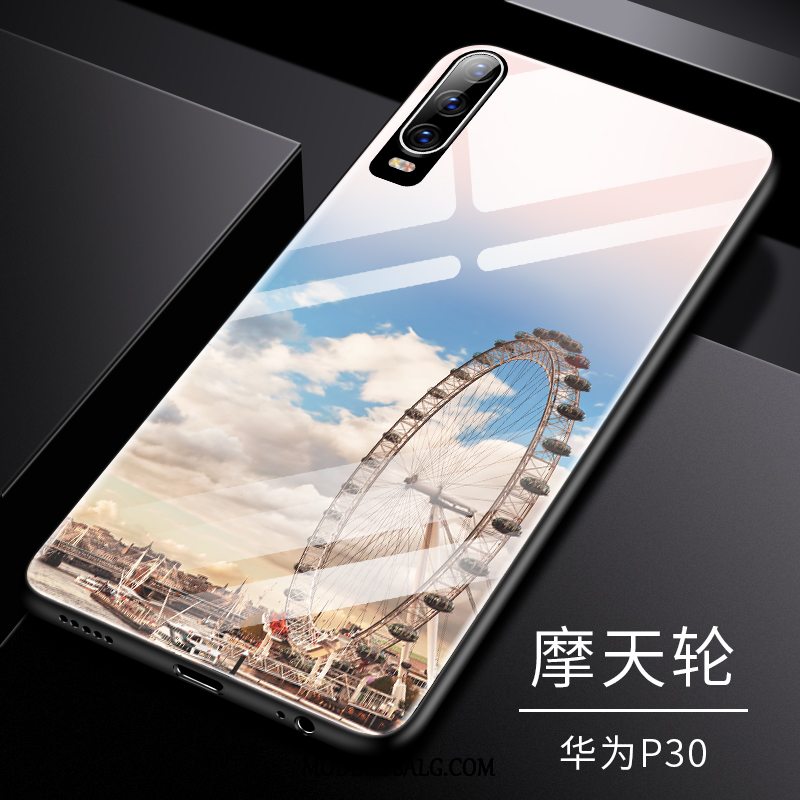 Huawei P30 Etui Hvid Kreativ Elskeren Ny Tynd