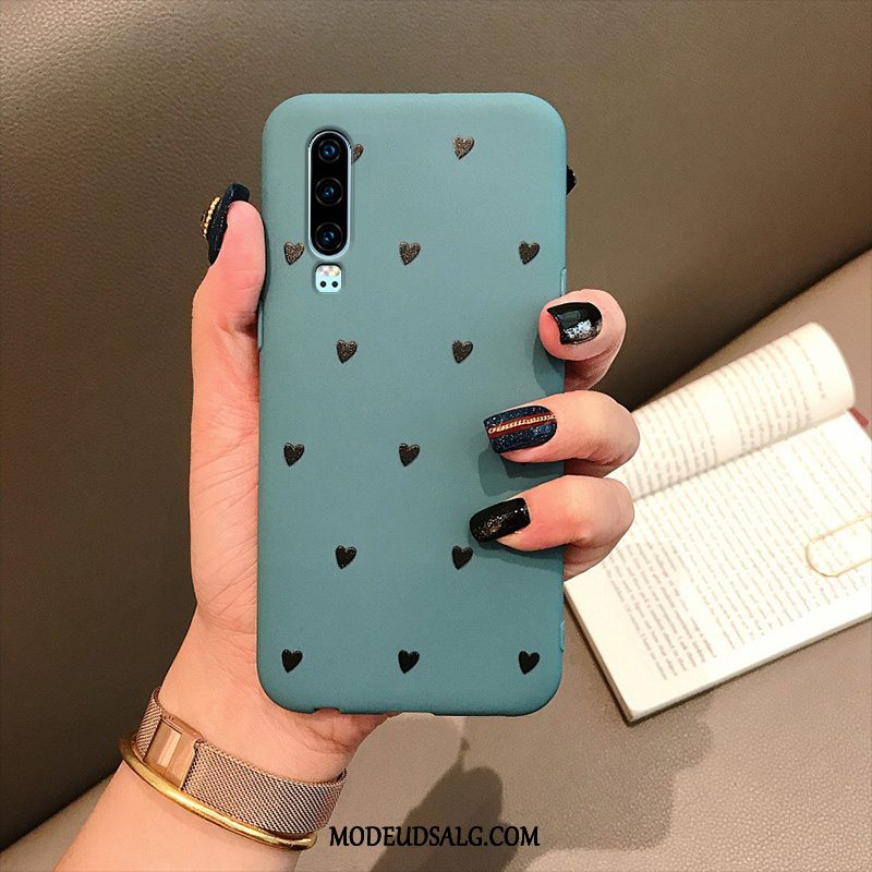 Huawei P30 Etui Let Tynd High End Lyserød Mode Blød