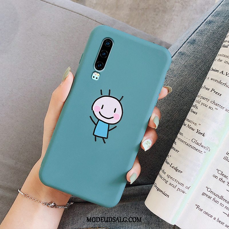 Huawei P30 Etui Silikone Cartoon Elskeren Anti-fald Cover