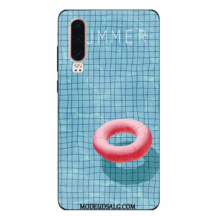 Huawei P30 Etui Simple Blød Silikone Cover Beskyttelse