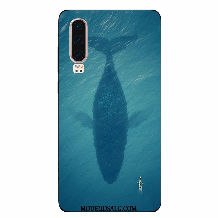 Huawei P30 Etui Simple Blød Silikone Cover Beskyttelse