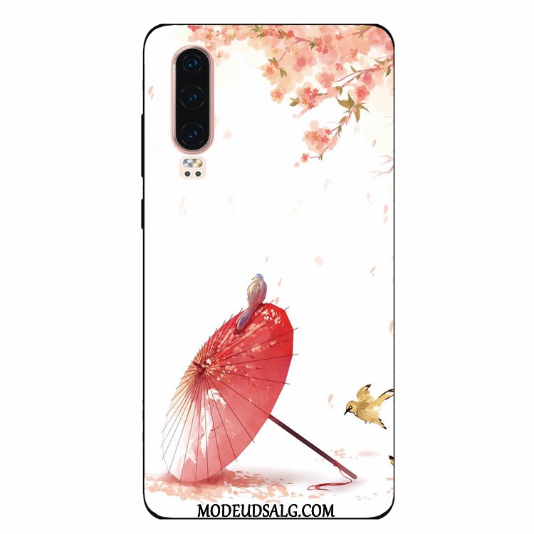 Huawei P30 Etui Smukke Grøn Vind Beskyttelse Kunst