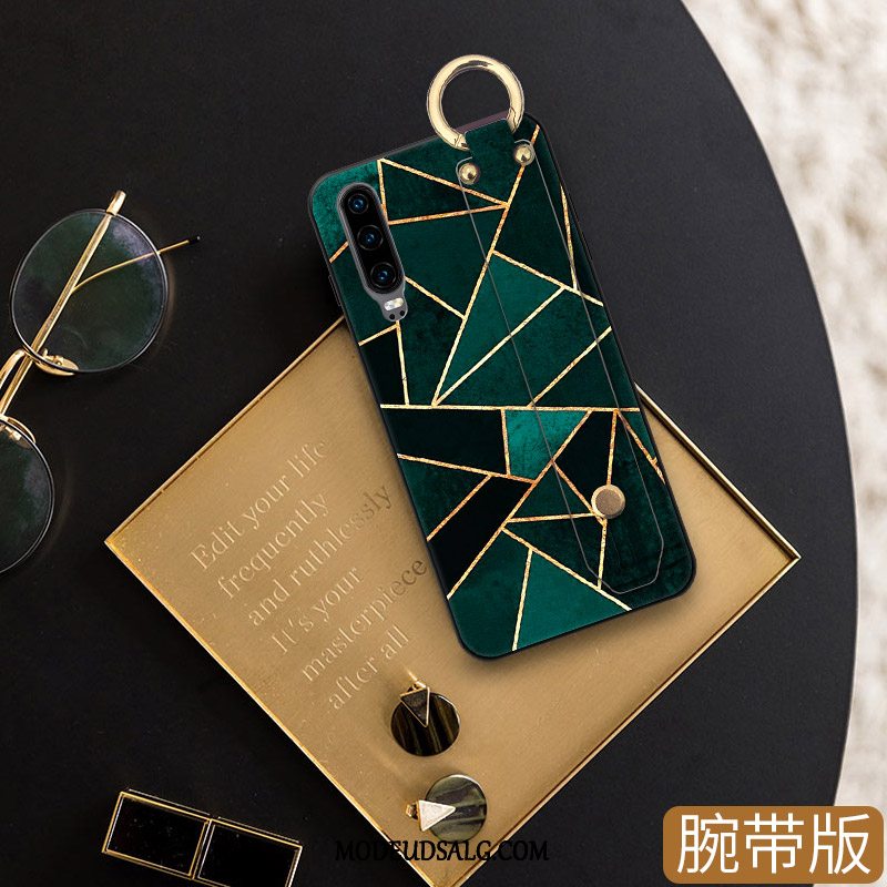 Huawei P30 Etui Trend Rød Alt Inklusive Glas Anti-fald