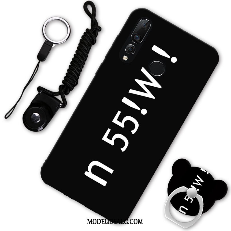 Huawei P30 Lite Etui Beskyttelse Cover Sort Blød Anti-fald