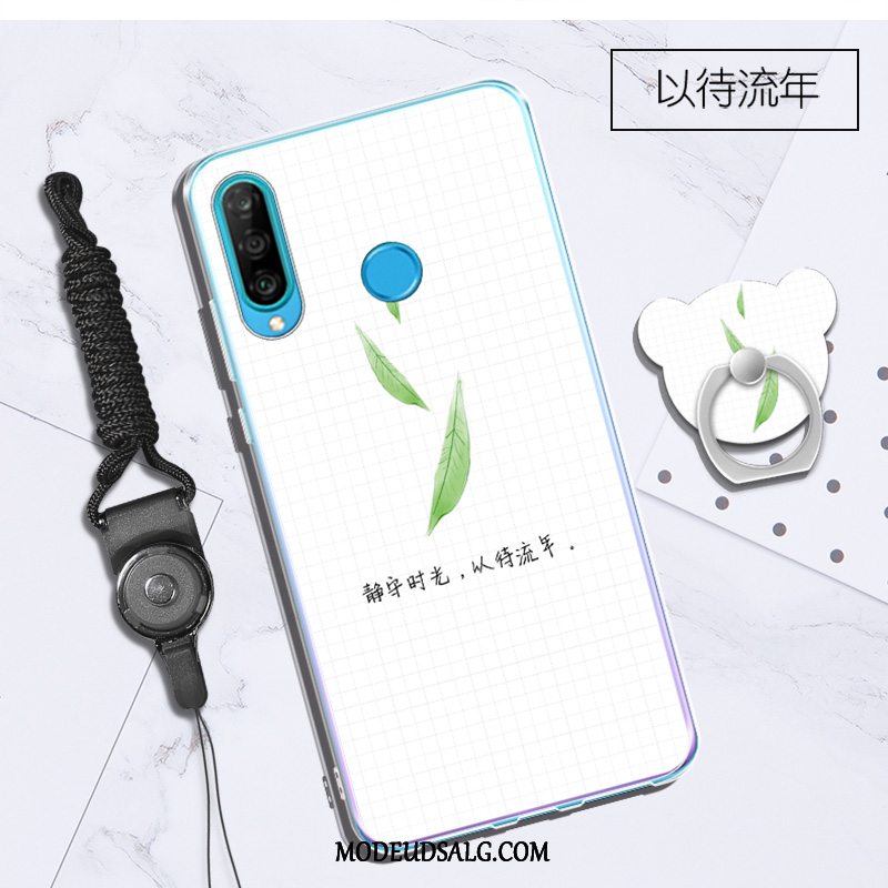 Huawei P30 Lite Etui / Cover Blød Mode Grøn Hængende Ornamenter