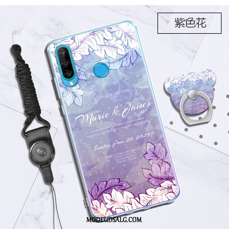 Huawei P30 Lite Etui / Cover Blød Mode Grøn Hængende Ornamenter