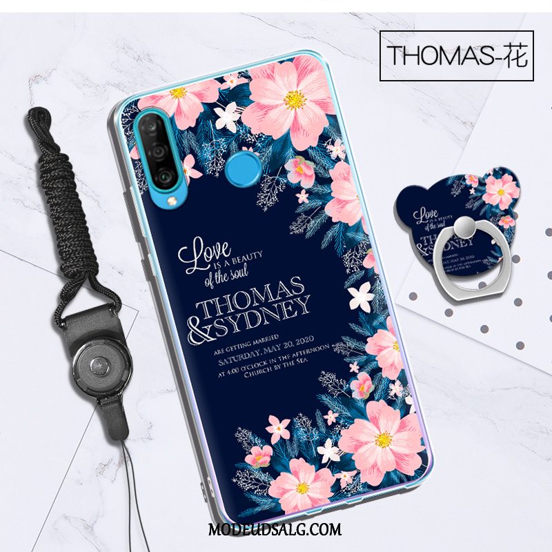 Huawei P30 Lite Etui / Cover Blød Mode Grøn Hængende Ornamenter