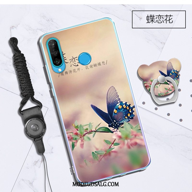 Huawei P30 Lite Etui / Cover Blød Mode Grøn Hængende Ornamenter