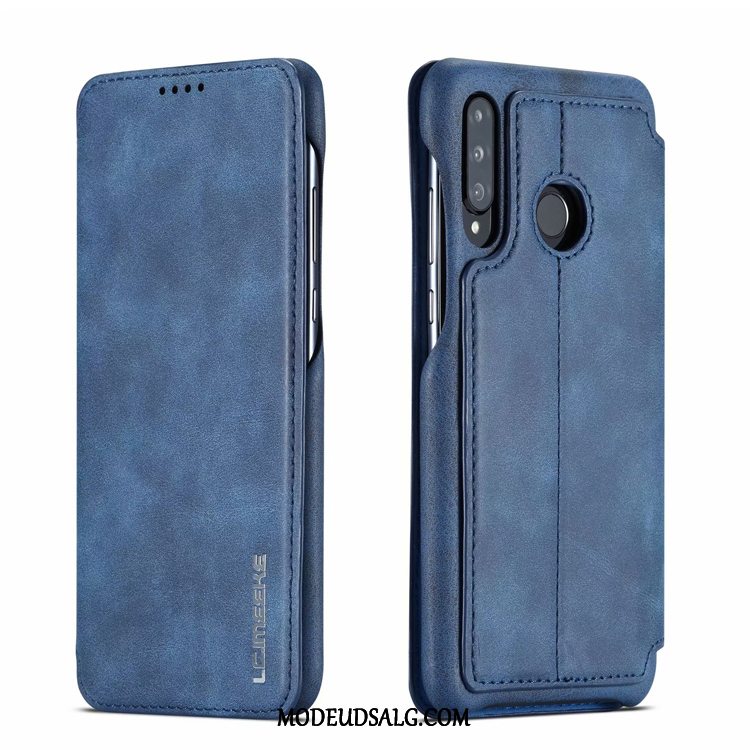 Huawei P30 Lite Etui / Cover Rød Vintage Lædertaske Beskyttelse Anti-fald