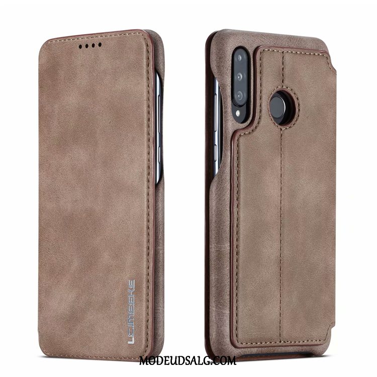 Huawei P30 Lite Etui / Cover Rød Vintage Lædertaske Beskyttelse Anti-fald