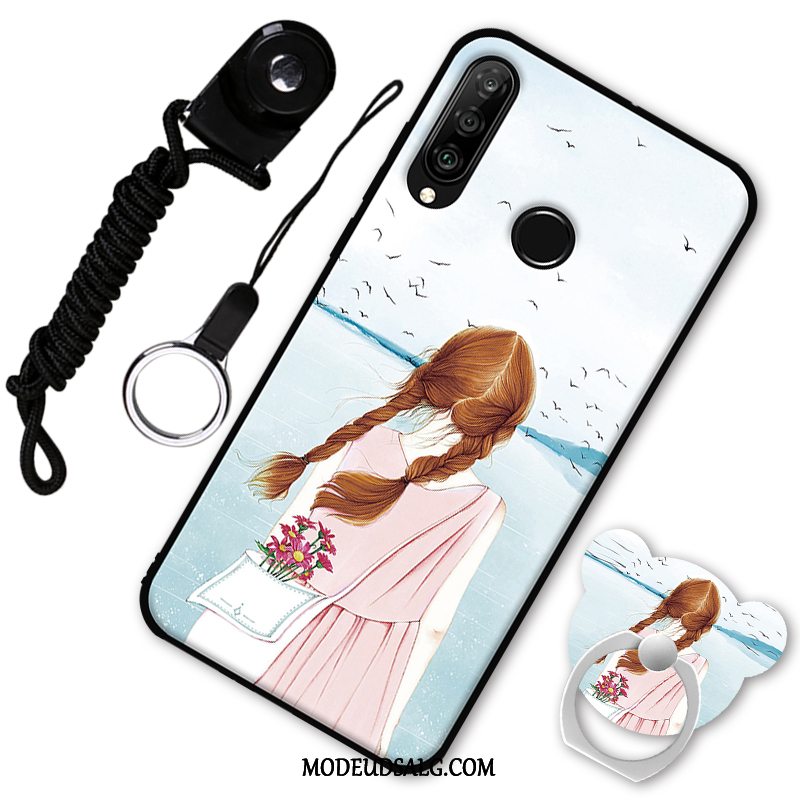 Huawei P30 Lite Etui Cover Trend Blød Sort Simple