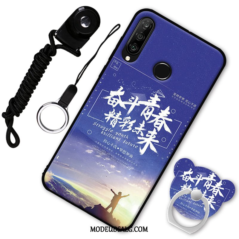 Huawei P30 Lite Etui Cover Trend Blød Sort Simple